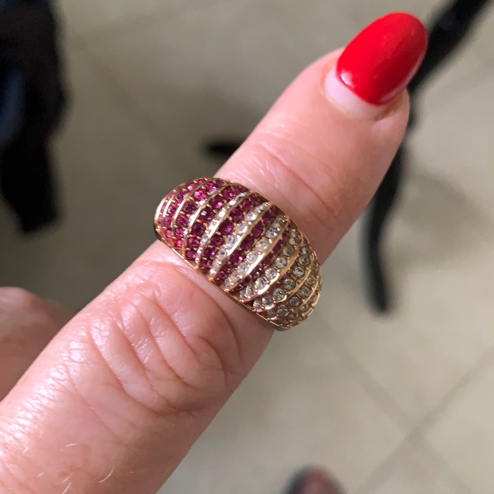 Swarovski Brand elegant ring 7/8
